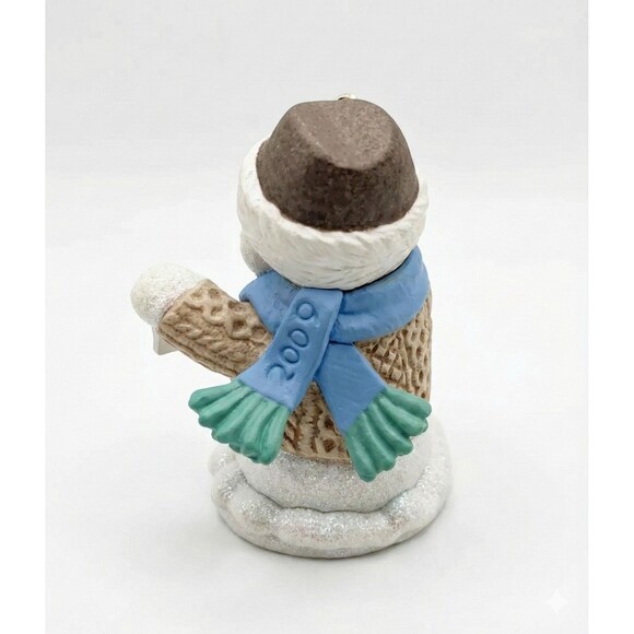 2009 Hallmark Keepsake Ornament SNOW BUDDIES 12th Series Snowman Seal QX8095 Box - Picture 3 of 15